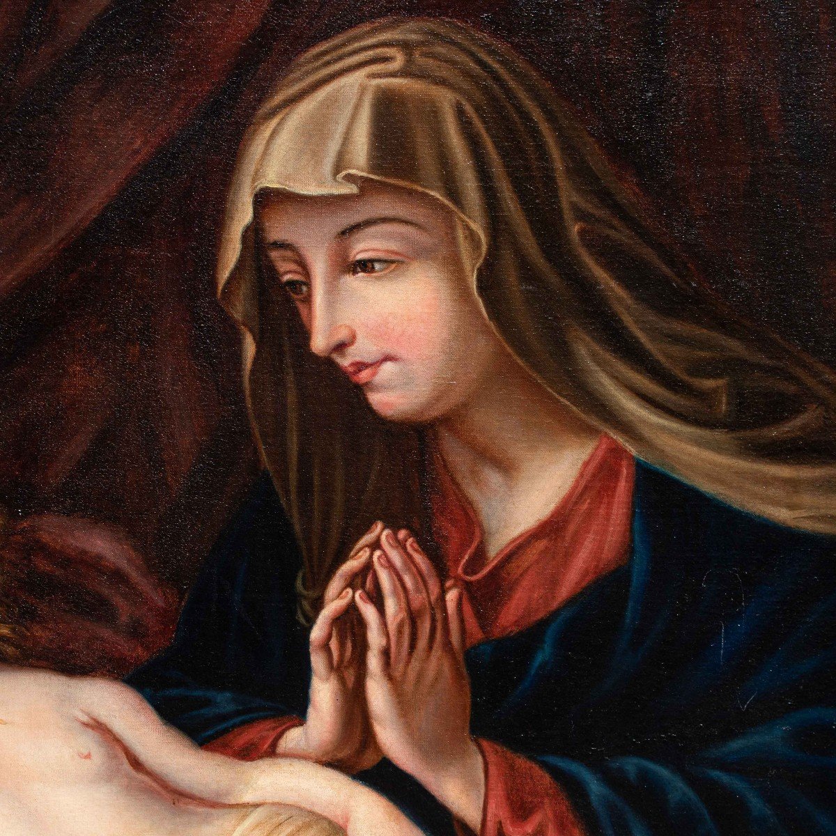 Adele Pinot (1848), da Guido Reni, Madonna in adorazione del Bambino dormiente-photo-2