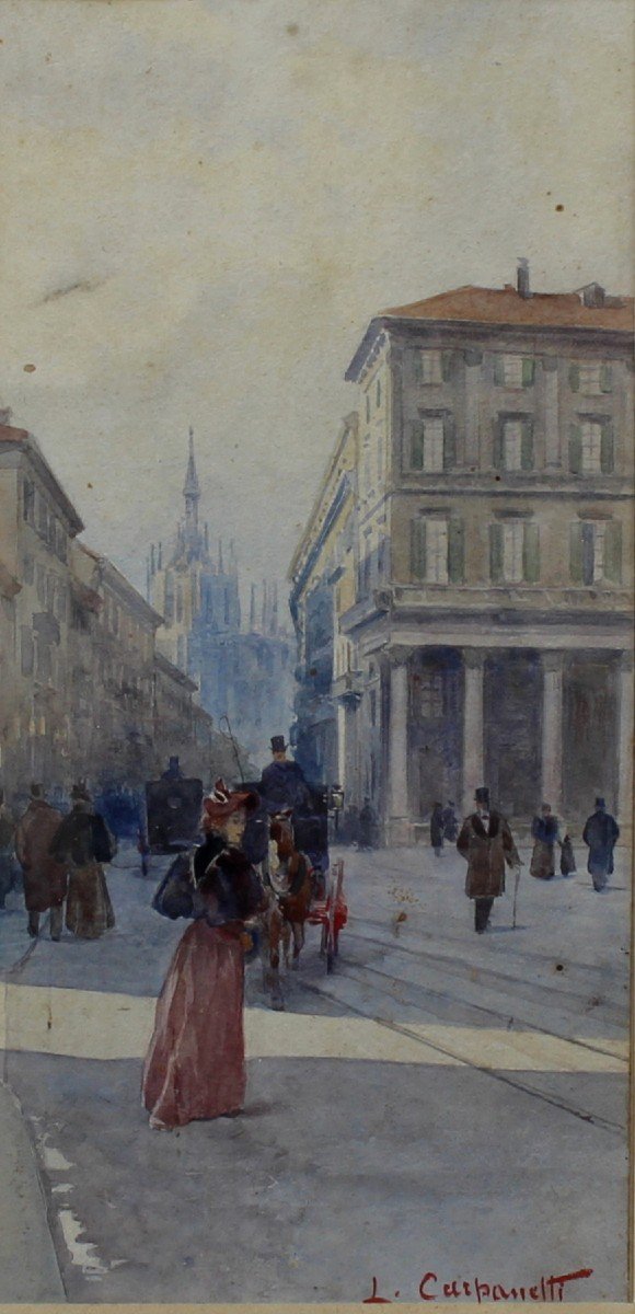 L. Carpanetti, XIX secolo,  Corso Vittorio Emanuele -photo-2