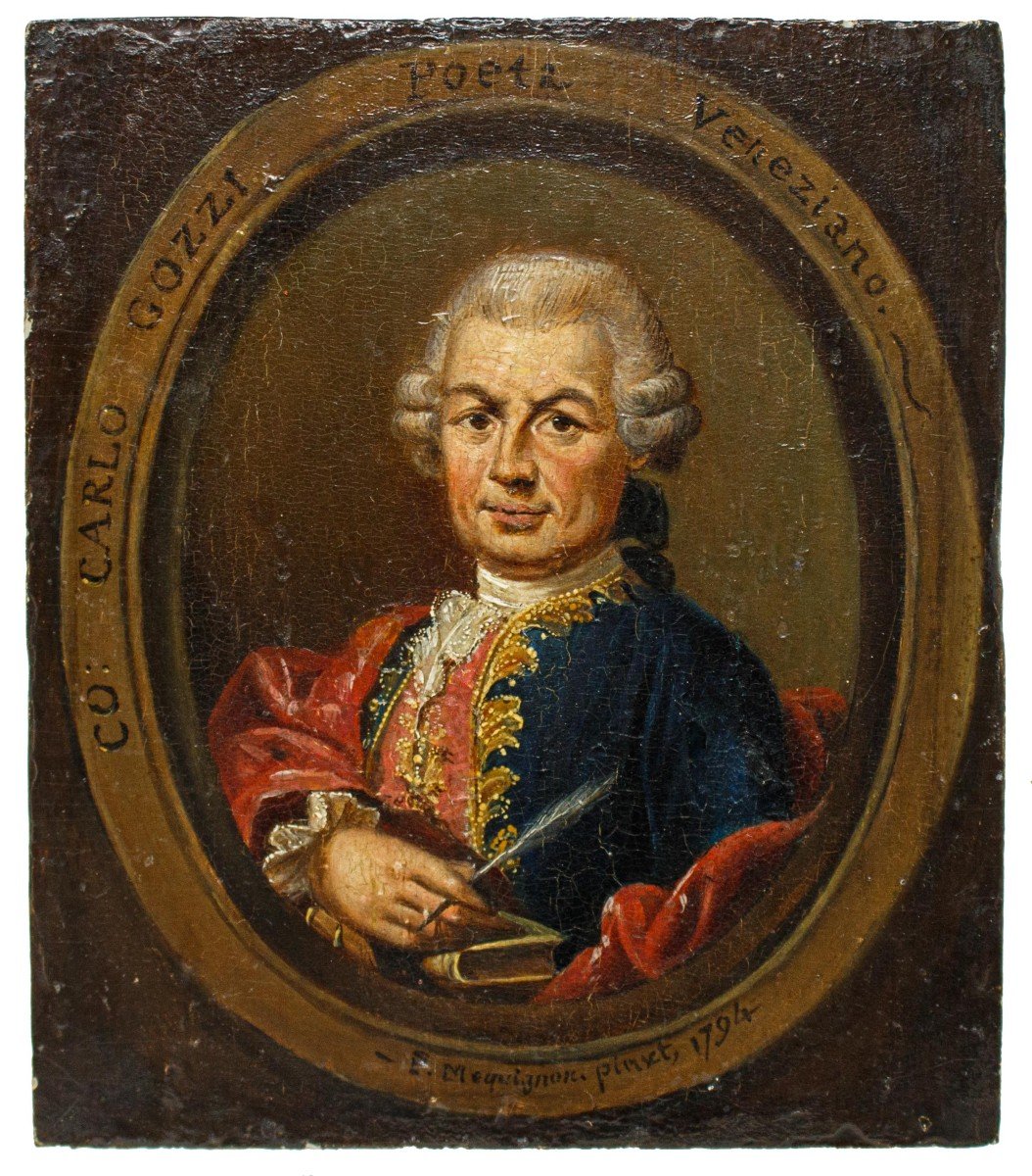 Peter Mequignon (1768-1826), 1794, Ritratto di Carlo Gozzi