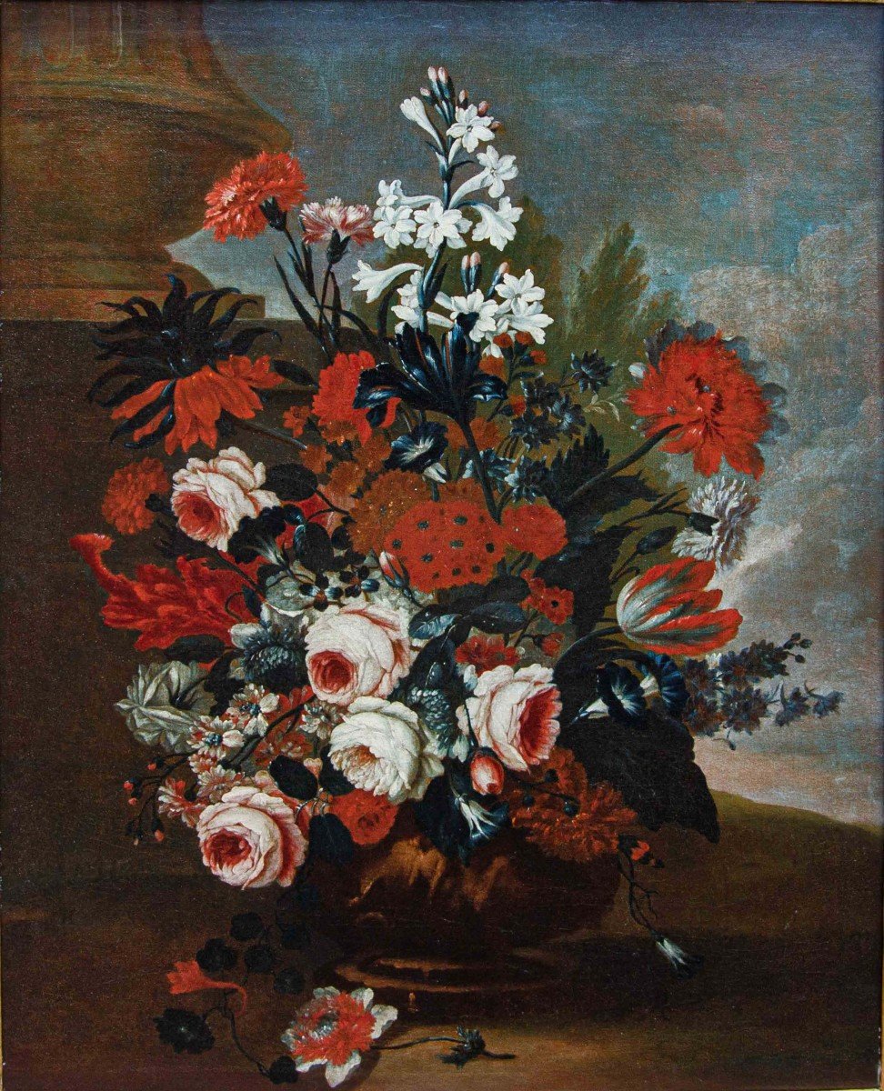 Karel Van Vogelaer, detto Carlo dei fiori (Maastricht 1653- Roma 1695), Vaso di fiori-photo-7