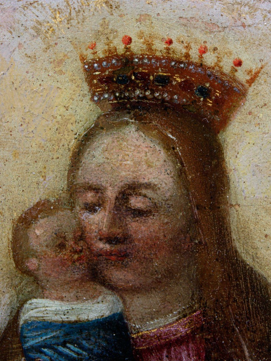 XVII secolo, Madonna con bambino in fasce-photo-2