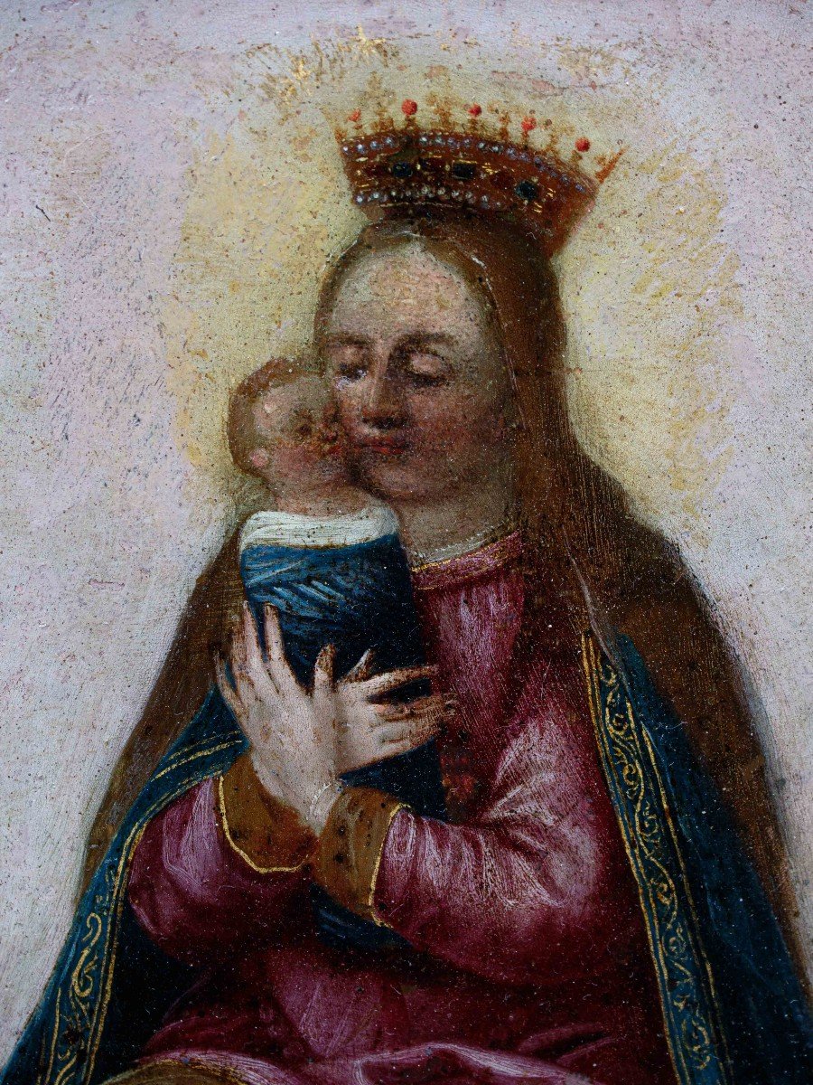 XVII secolo, Madonna con bambino in fasce-photo-1