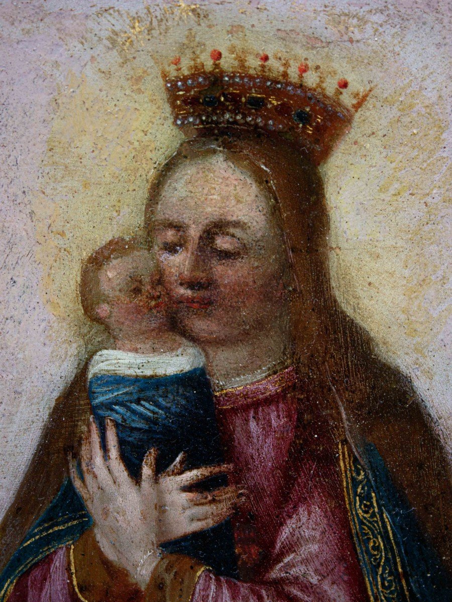 XVII secolo, Madonna con bambino in fasce-photo-2