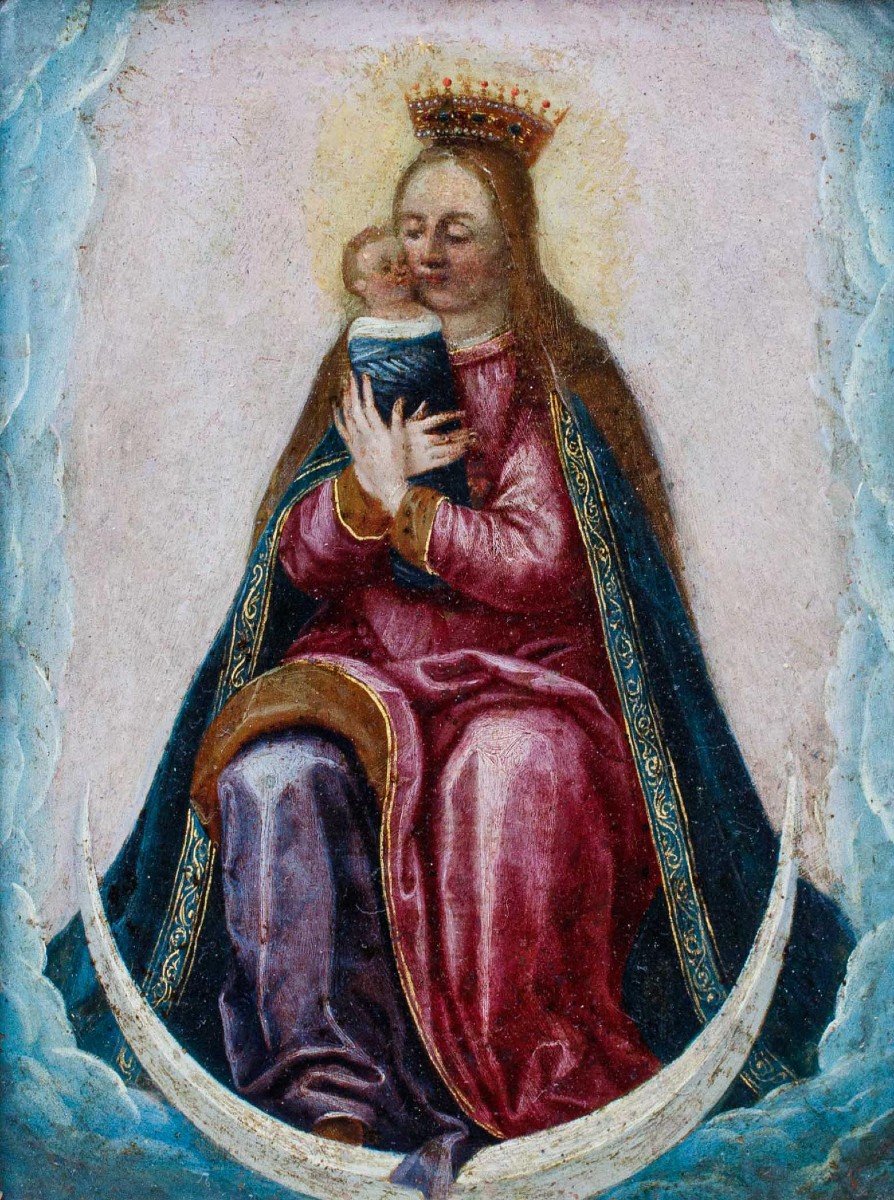 XVII secolo, Madonna con bambino in fasce-photo-3