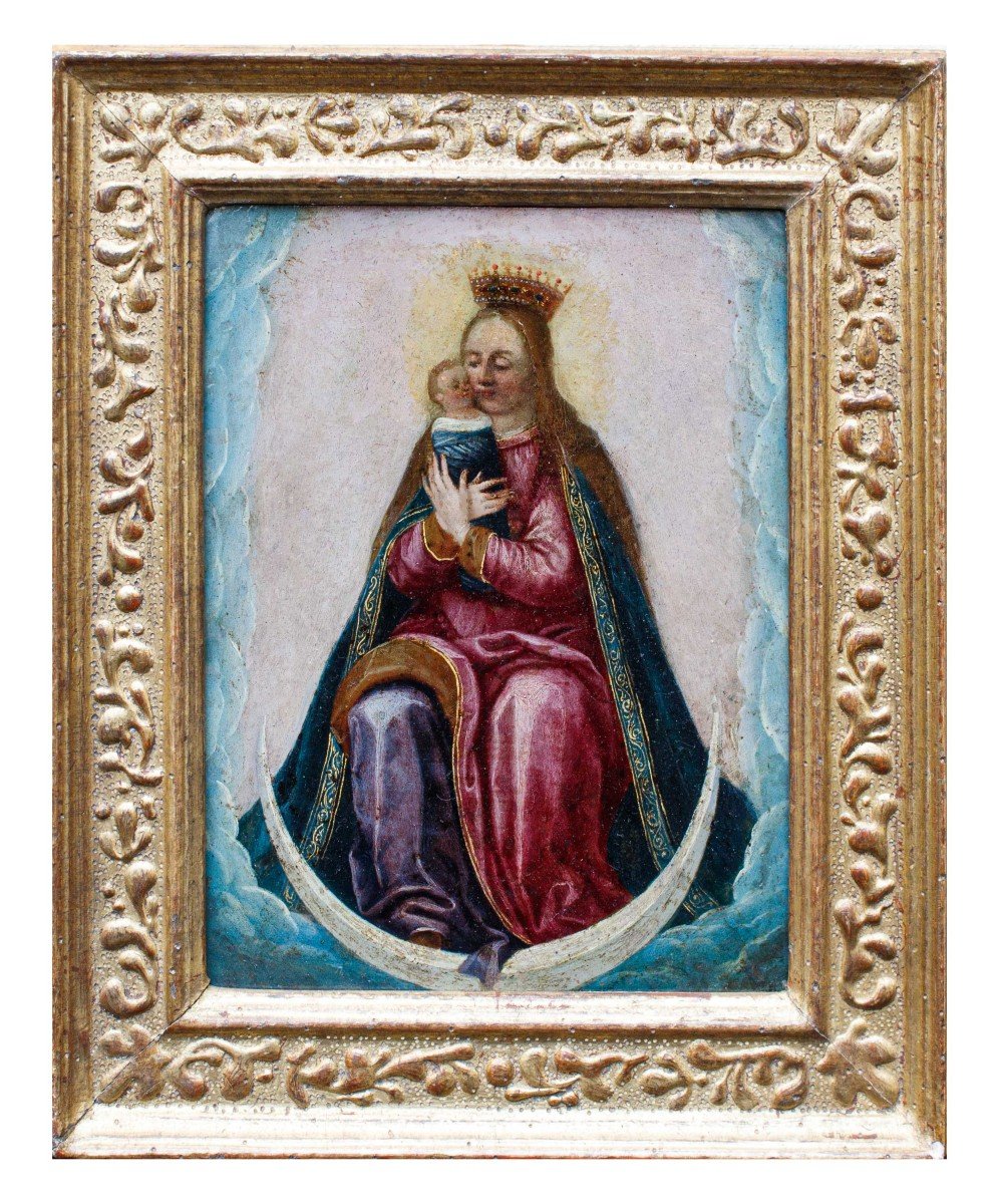 XVII secolo, Madonna con bambino in fasce