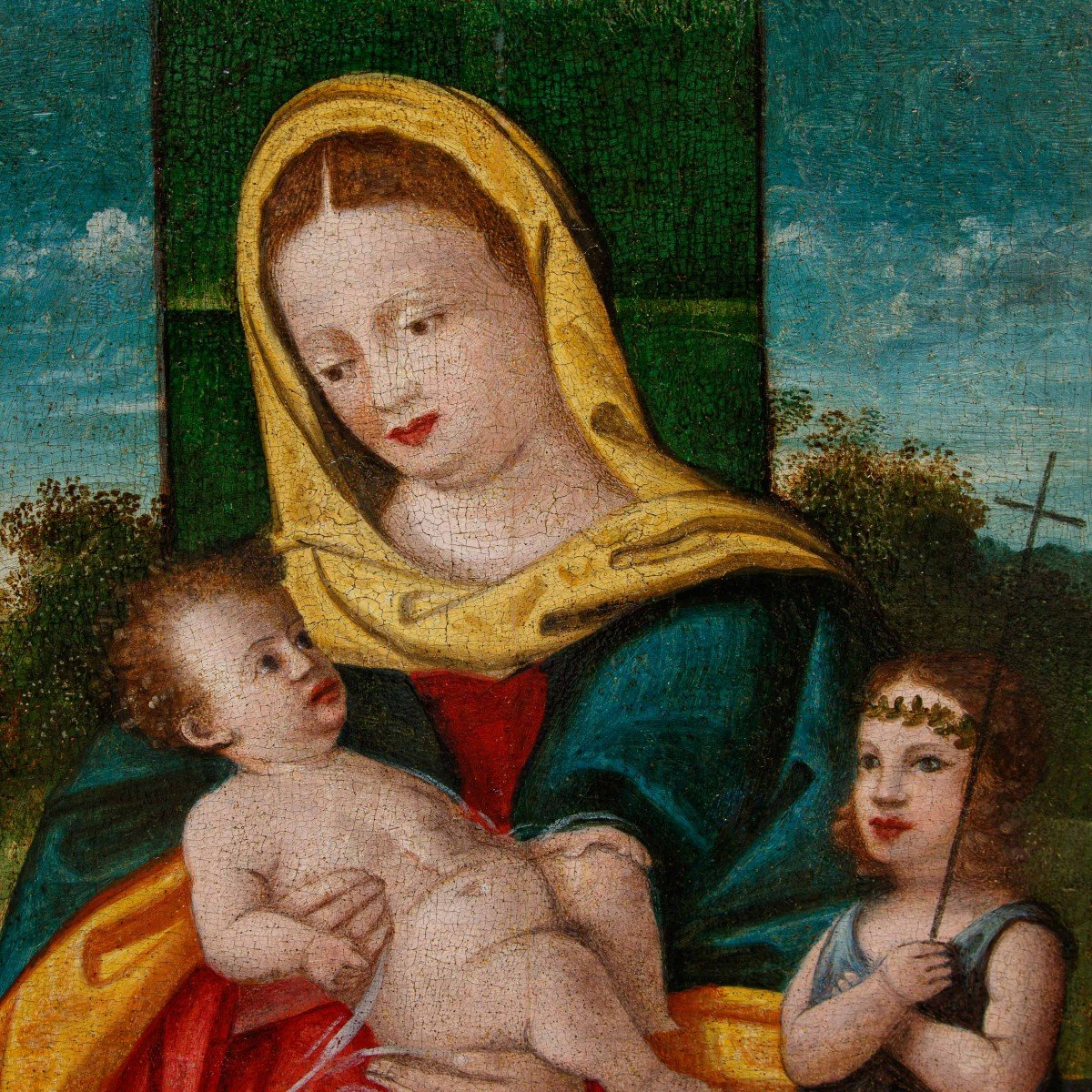 Madonna con Bambino e San Giovannino-photo-2