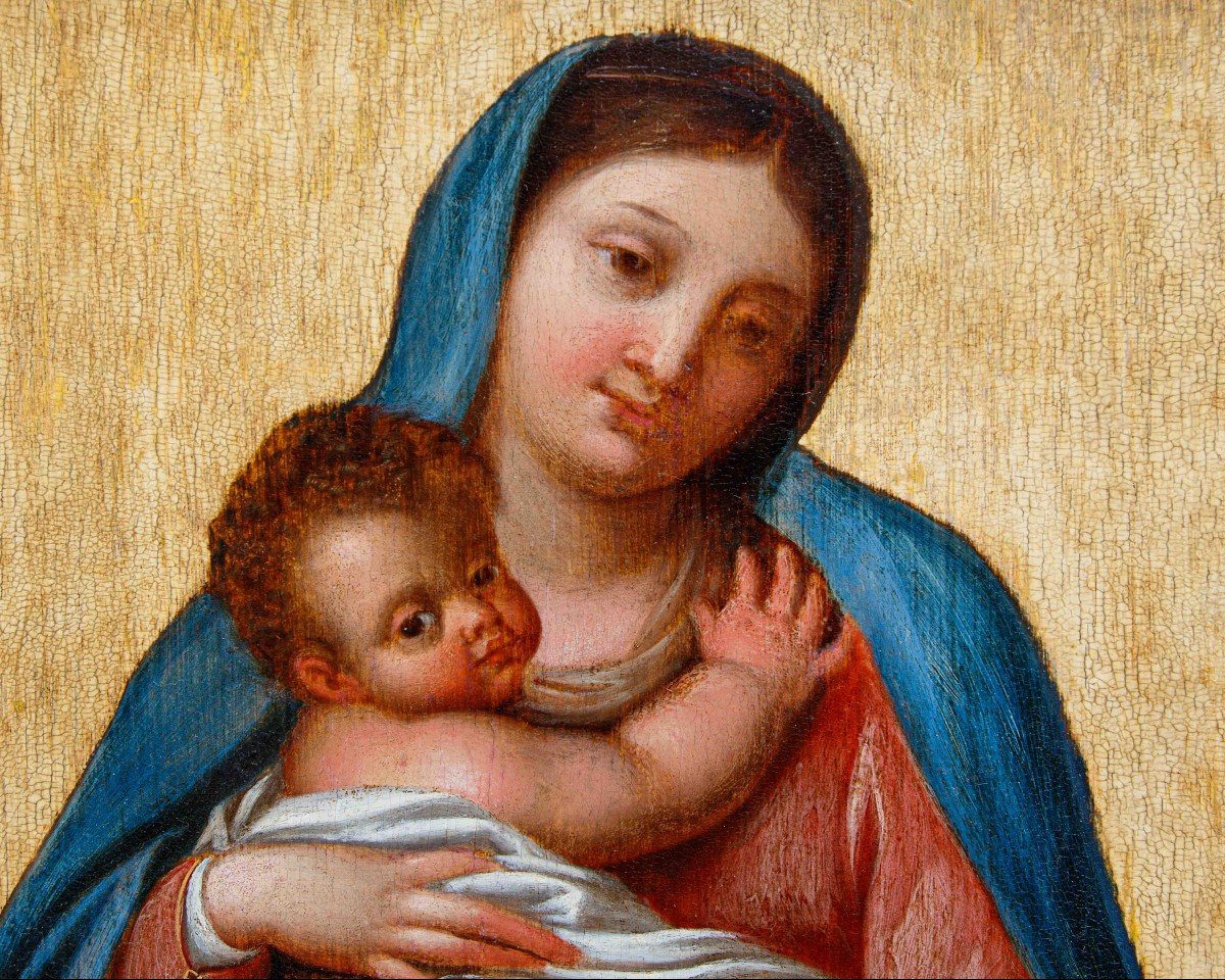 Metà del XVI secolo, da Antonio Allegri, detto Il Correggio, Madonna della scala -photo-2