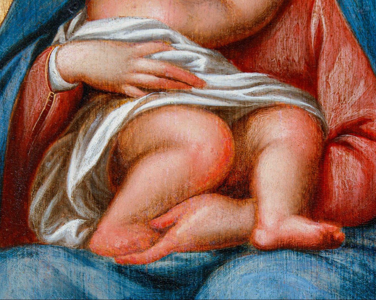 Metà del XVI secolo, da Antonio Allegri, detto Il Correggio, Madonna della scala -photo-4