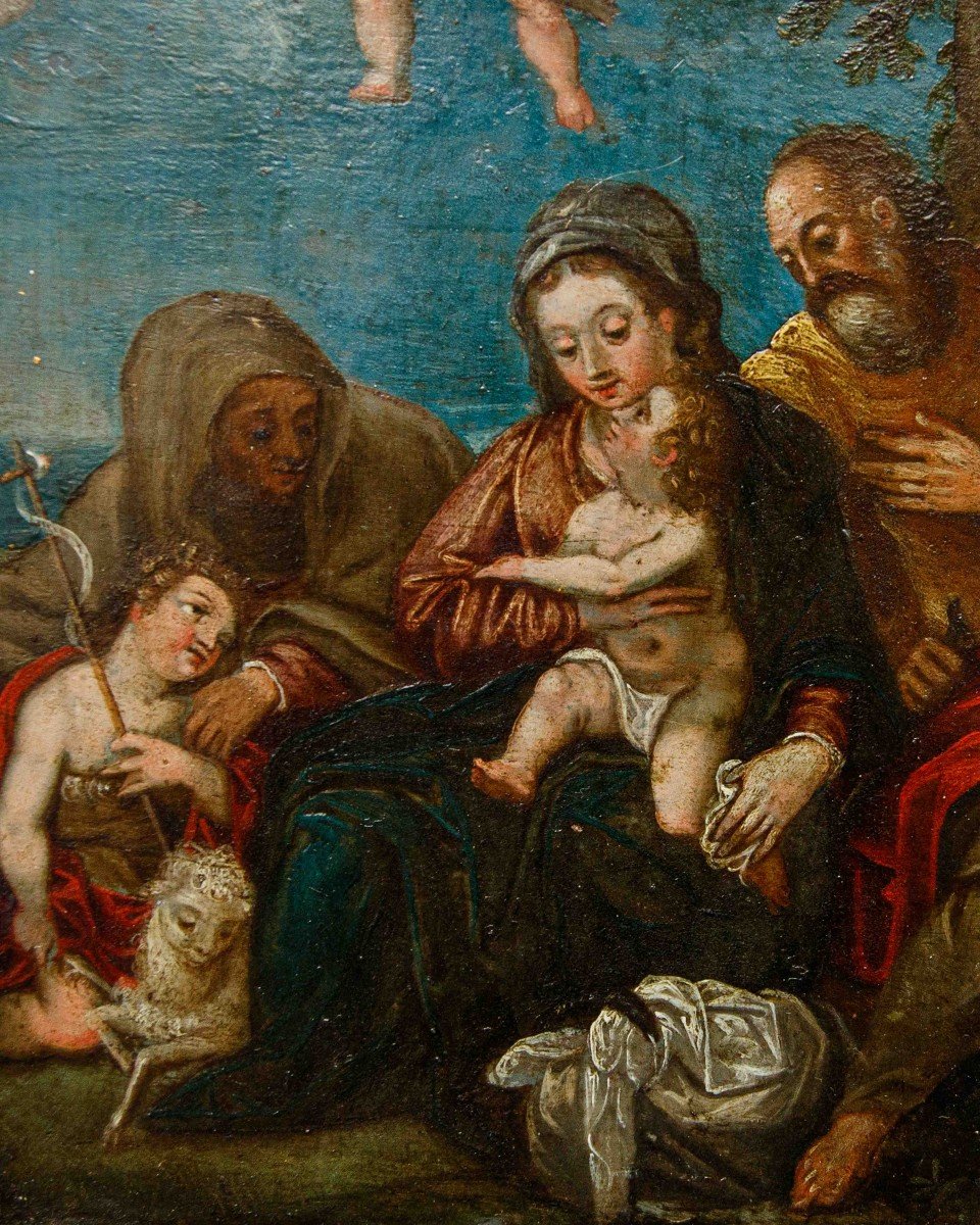 Sacra Famiglia con Santa Elisabetta - Cristo risorto-photo-3