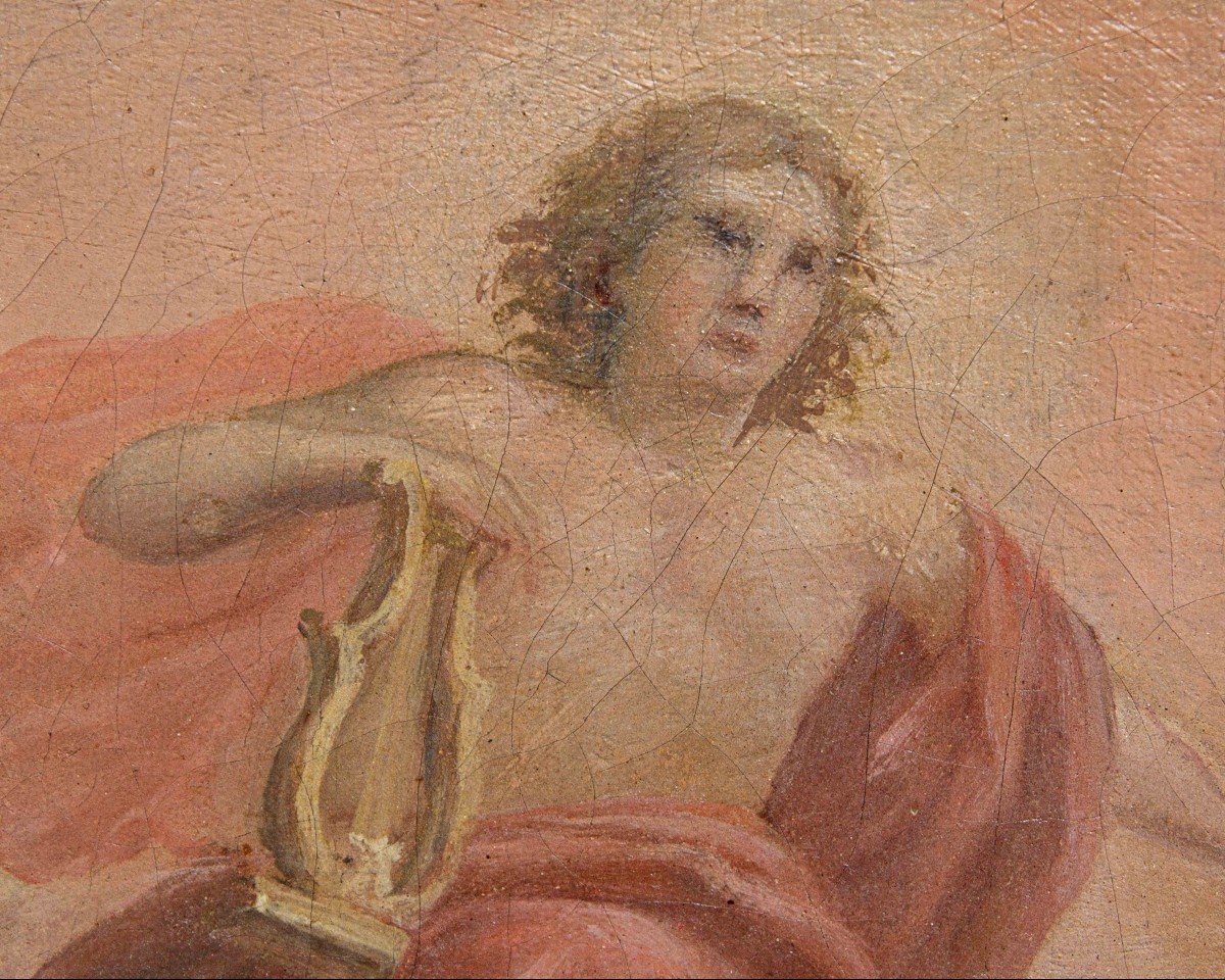 Apollo con allegoria della musica e segni zodiacali-photo-5