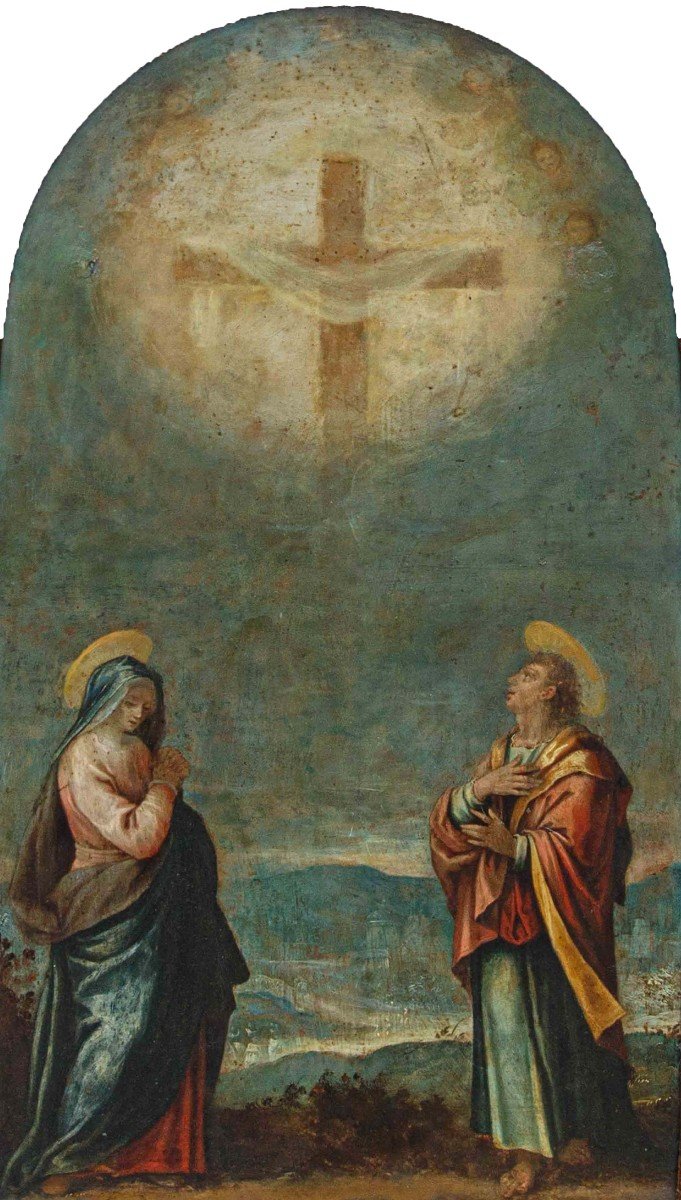 Vergine e San Giovanni in adorazione