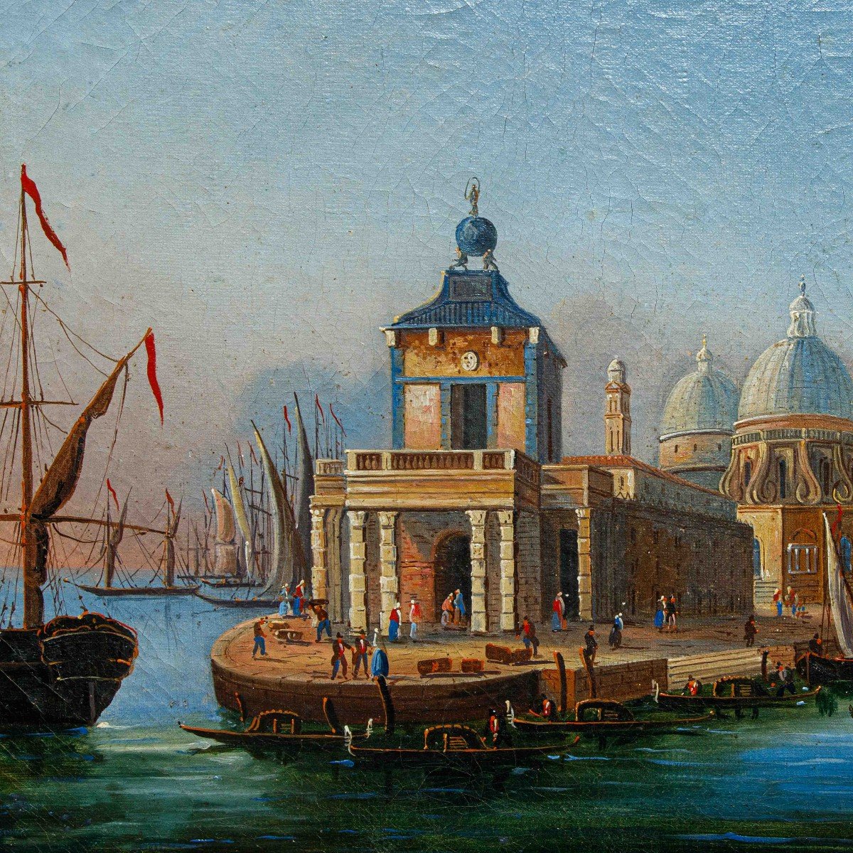 Veduta con Punta della Dogana e Santa Maria della Salute-photo-3