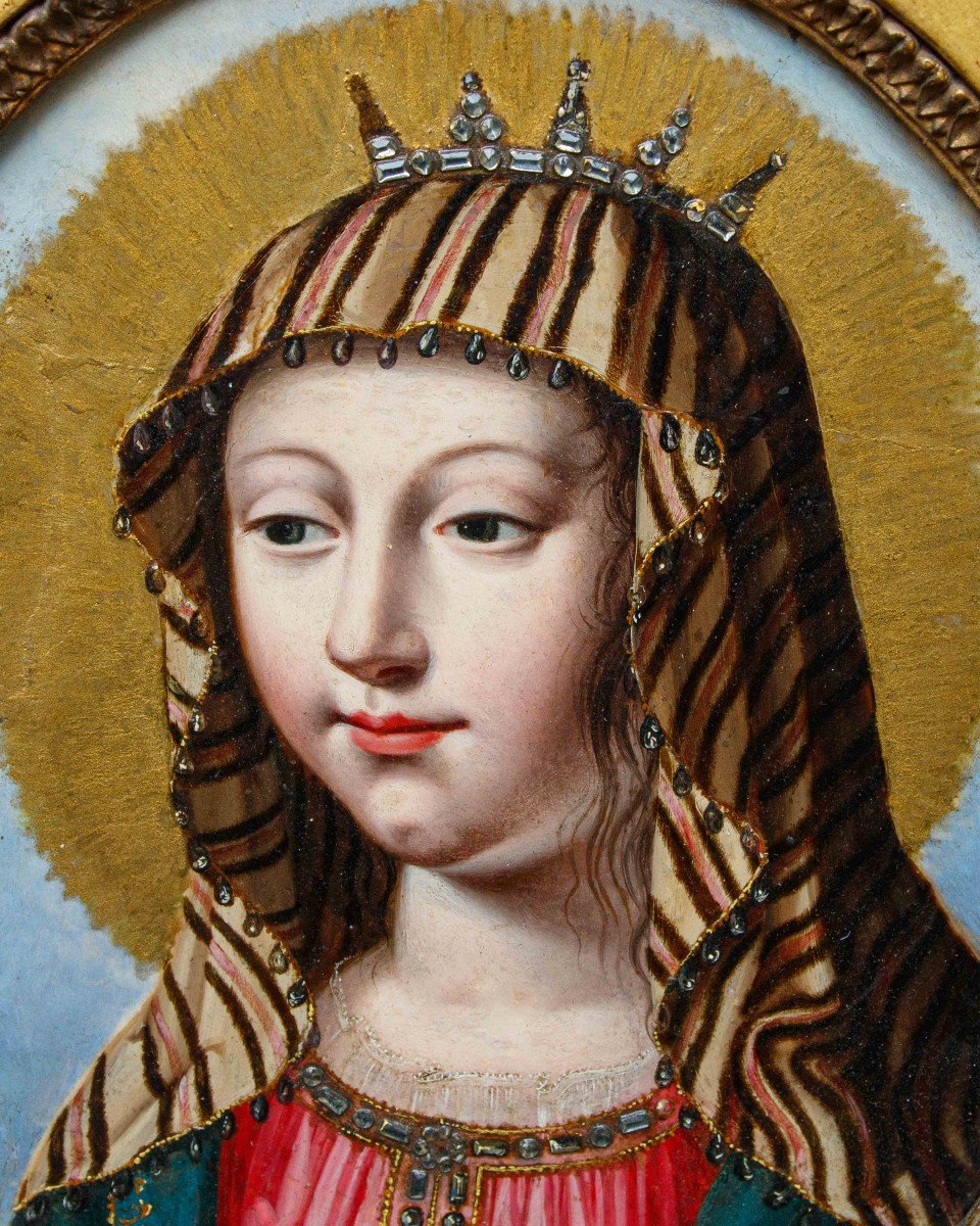 Seguace di Jean Ducayer (attivo tra il 1605 e il 1635), Cristo Bambino e la Vergine-photo-2