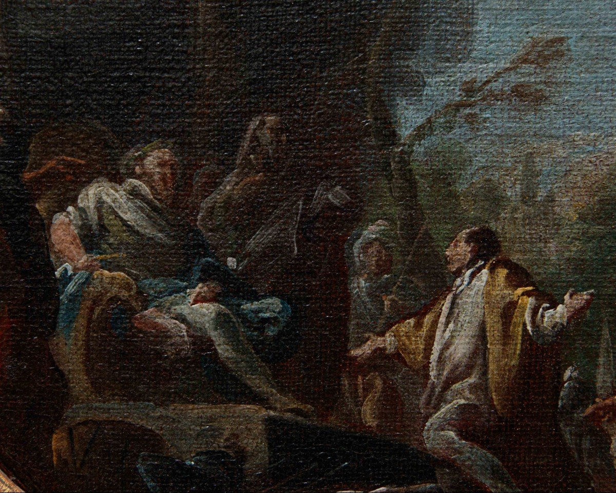 Nicola Bertuzzi detto l'Anconetano (Ancona, 1710 – Bologna, 1777), Scena storica -photo-2