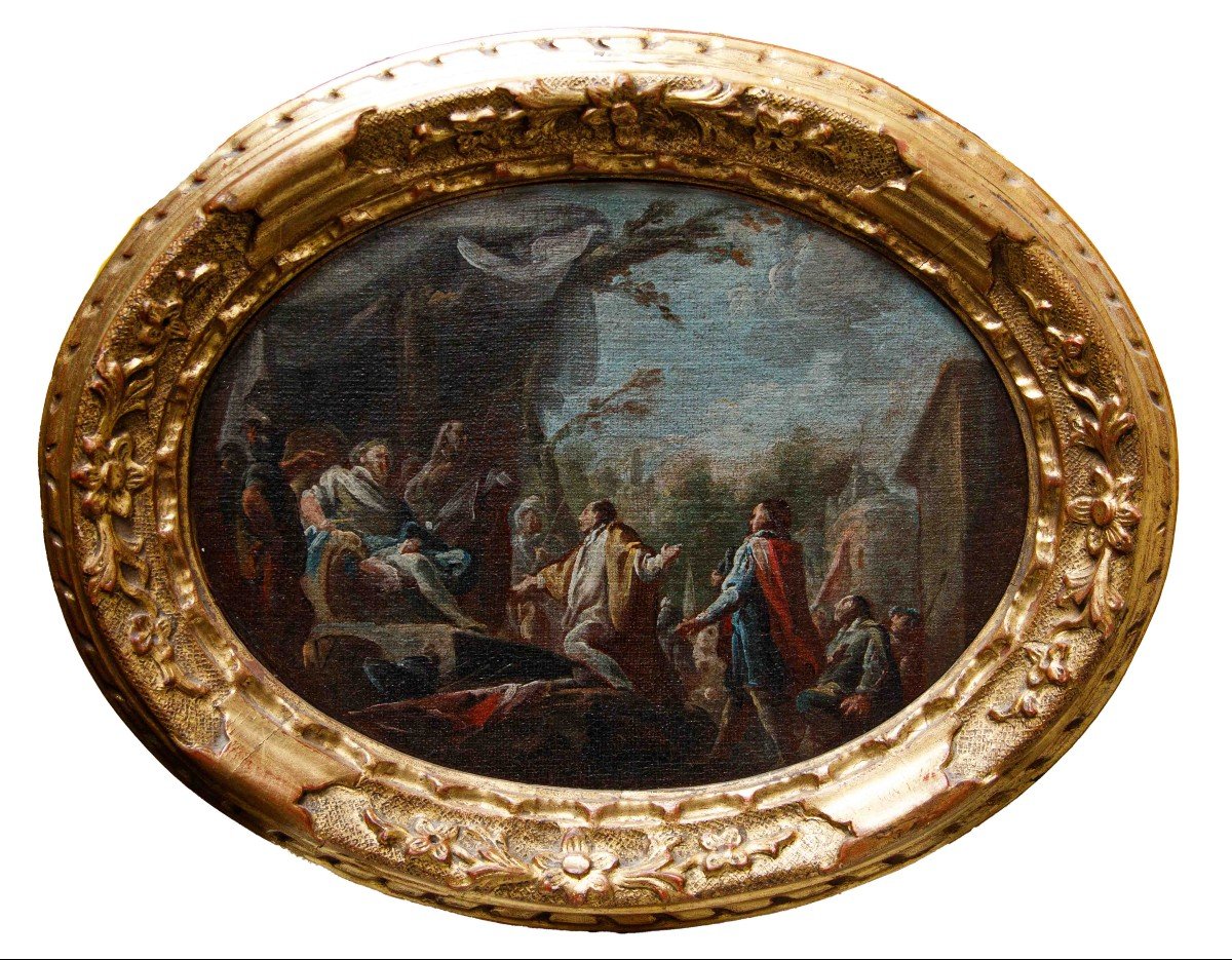 Nicola Bertuzzi detto l'Anconetano (Ancona, 1710 – Bologna, 1777), Scena storica 