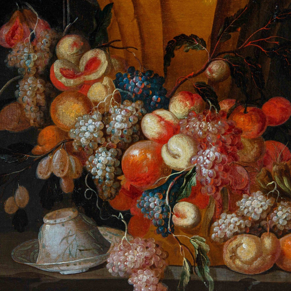 Bottega di Jan Pauwel Gillemans I (Anversa, 1618 – 1675), Natura morta con fiori e frutta-photo-4