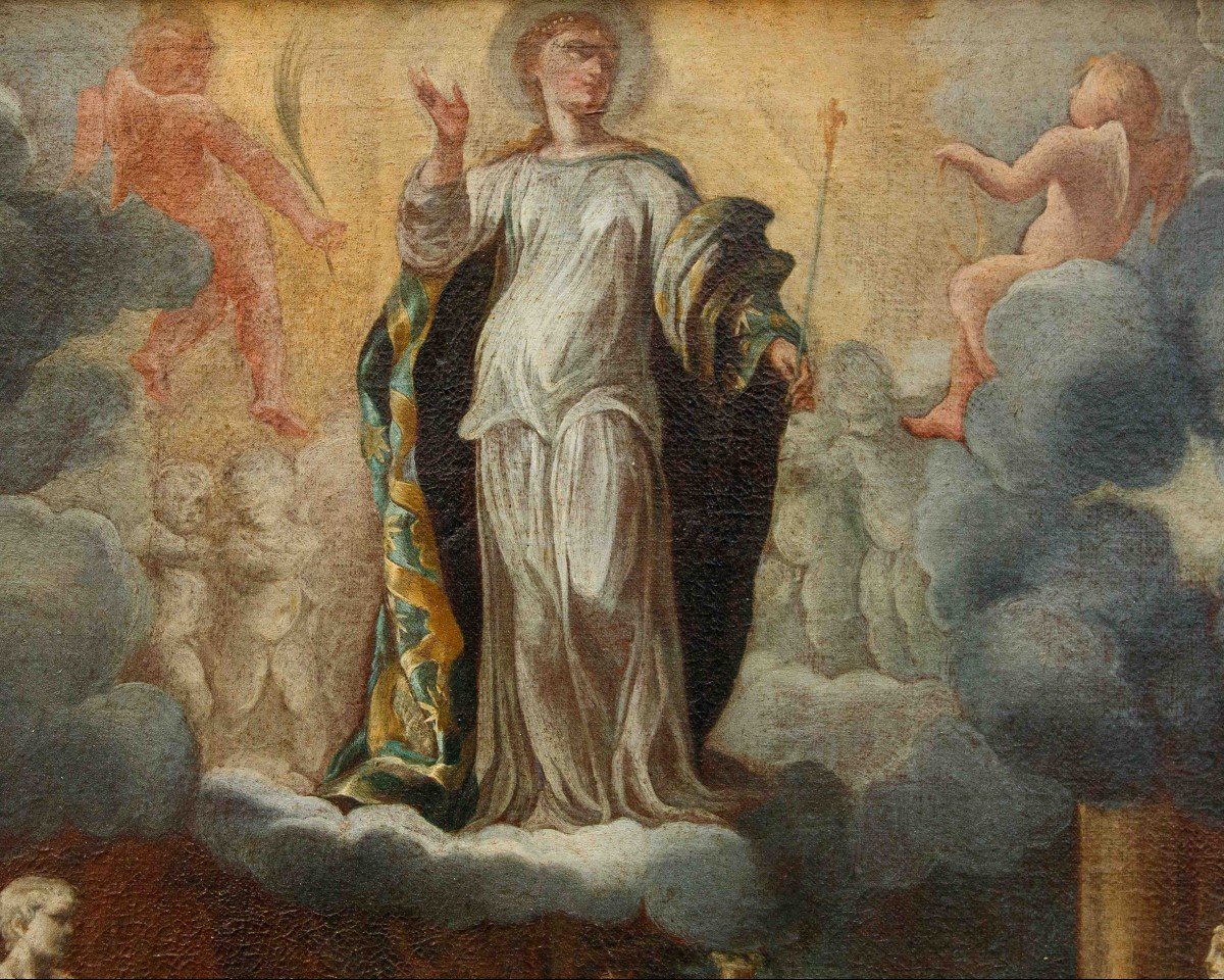 Girolamo Mazzola Bedoli (Parma, 1500 ca – 1569) attr., Allegoria dell’Immacolata-photo-4