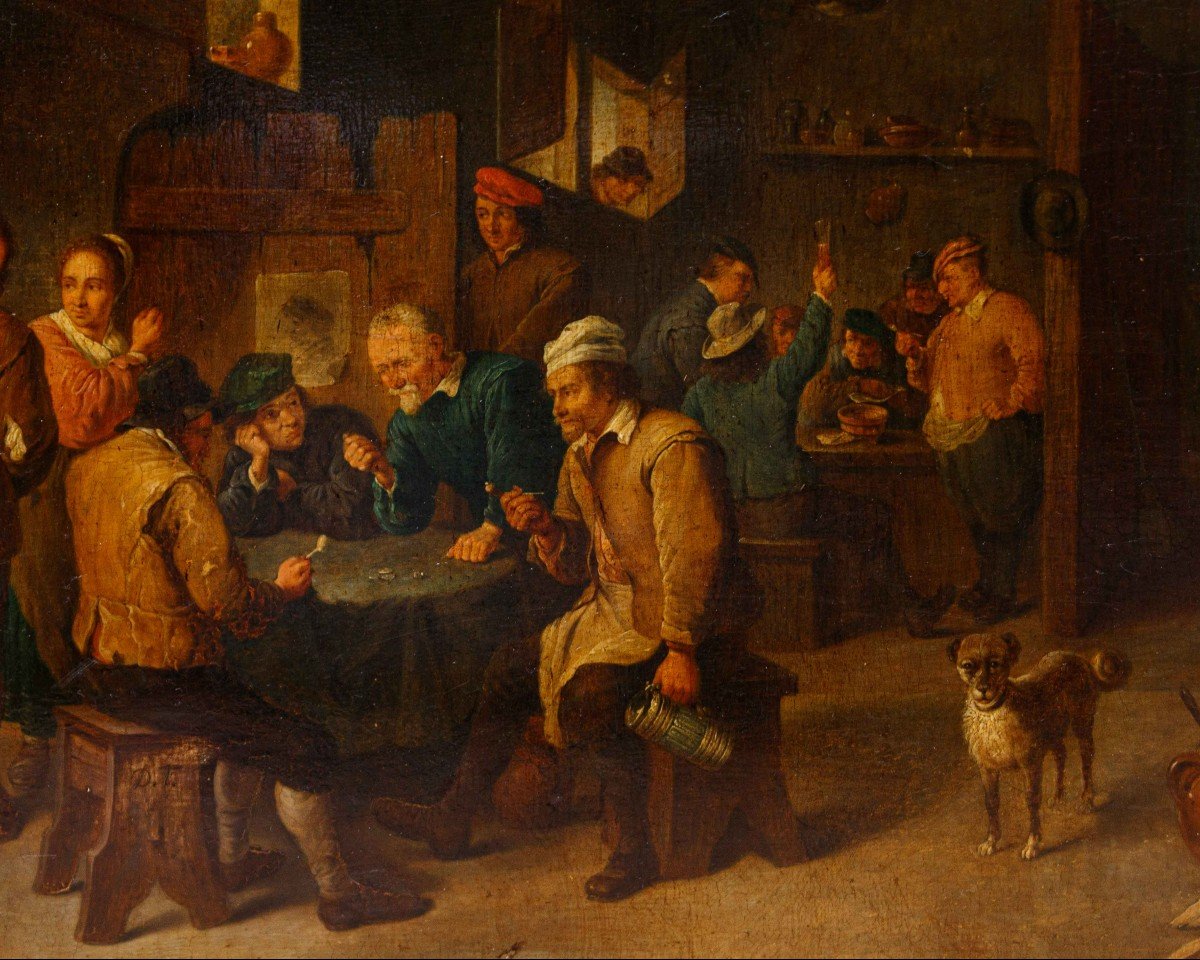 Da David Teniers il Giovane, seconda metà del XVII secolo, Sala da bere-photo-3