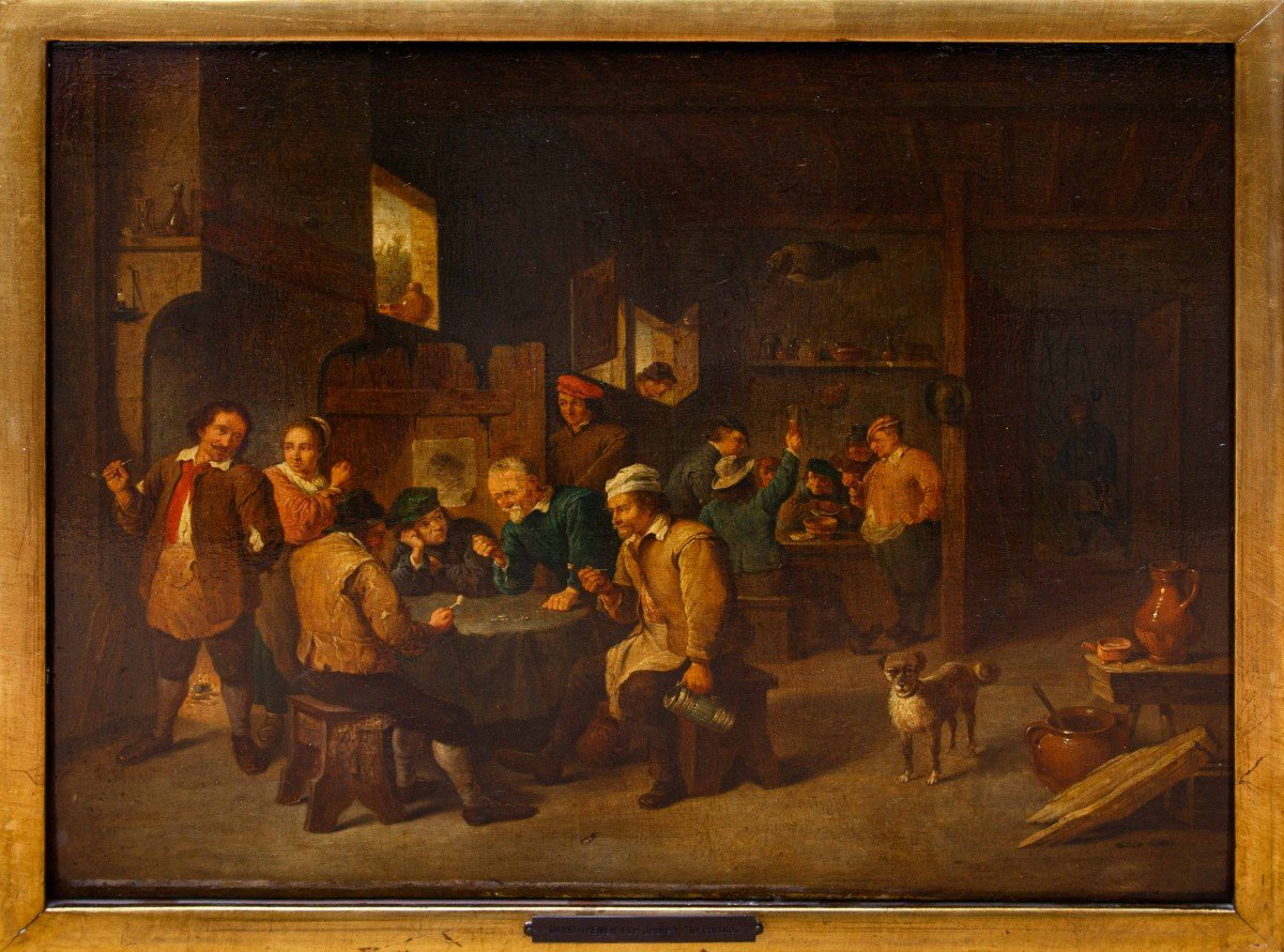 Da David Teniers il Giovane, seconda metà del XVII secolo, Sala da bere