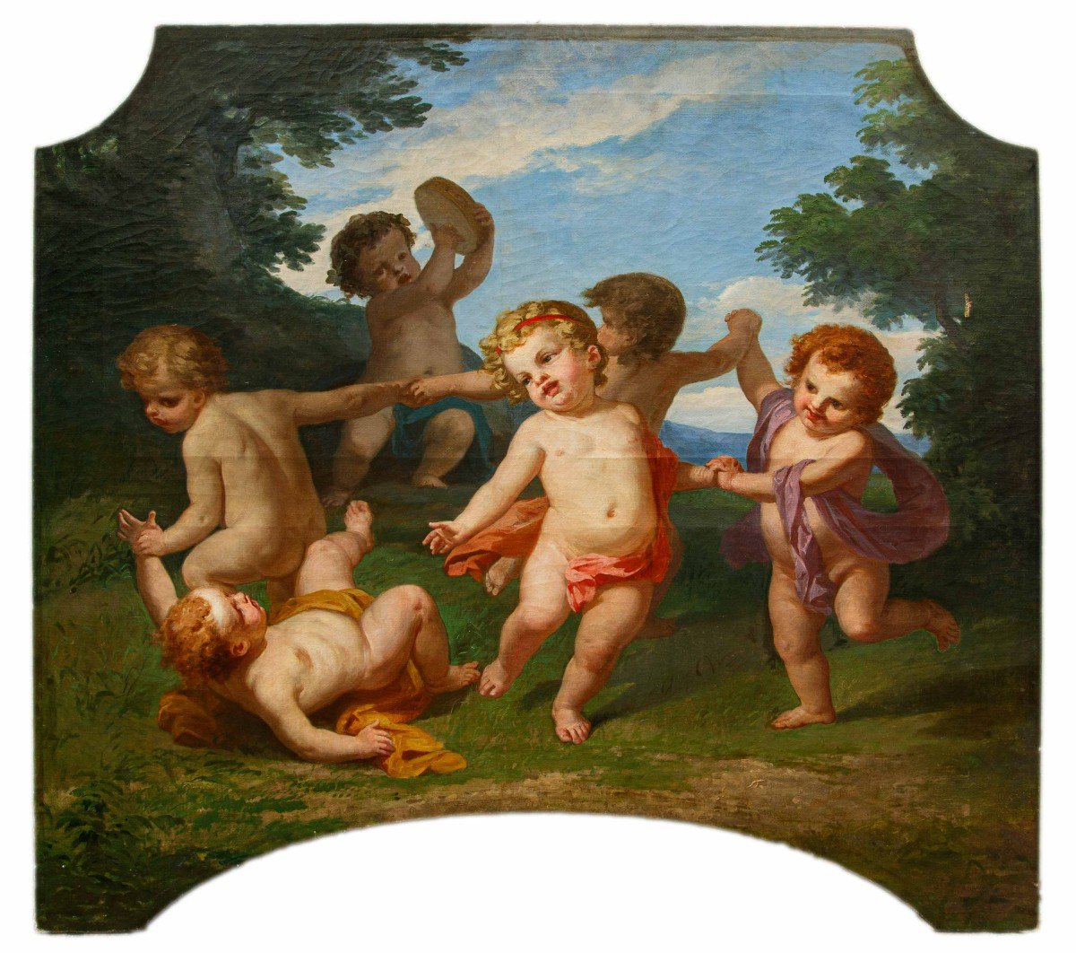 Angelo Monticelli (Milano, 1778-1837), attr. , Putti danzanti