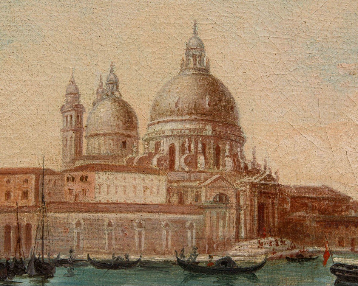 XIX secolo, Veduta di Venezia con Punta della Dogana e Santa Maria della Salute  -photo-1