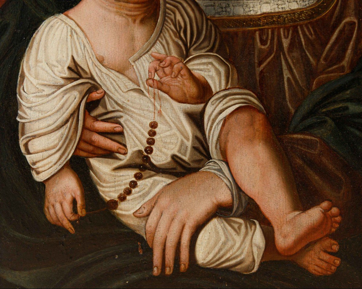 Da Jan Gossaert detto Mabuse, XVI secolo, Madonna con Bambino-photo-4