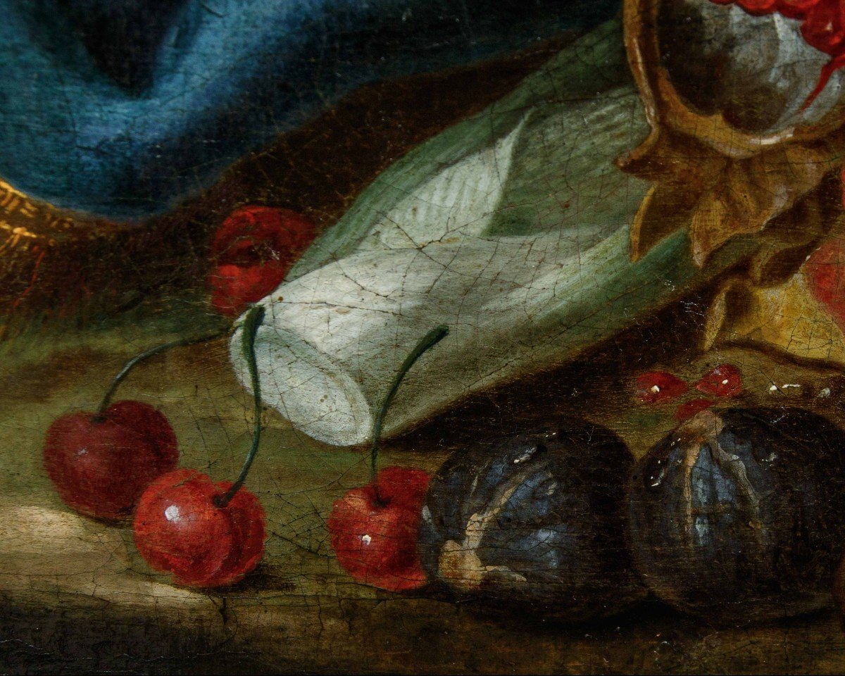 Maximilian Pfeiler (attivo dal 1683-c.1721), Natura morta di frutta-photo-8