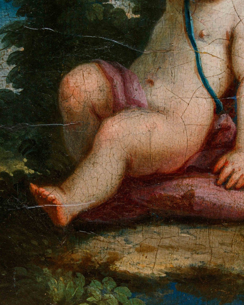 Scuola bolognese del XVIII secolo, Putti con allegorie delle stagioni-photo-5