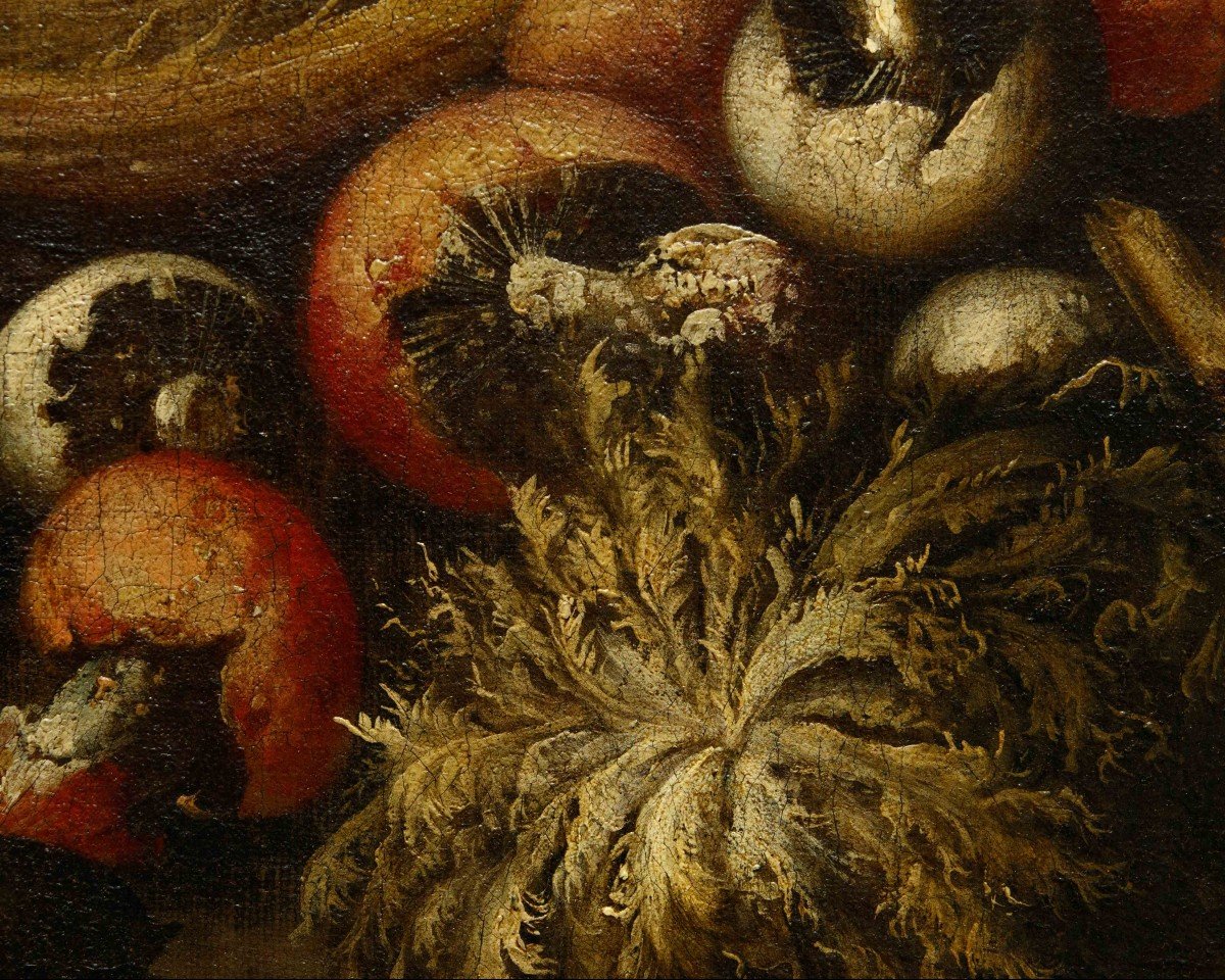 Paolo Paoletti (Padova, 1671 circa - Udine, 1735), Natura morta con verdura, frutta e funghi -photo-4