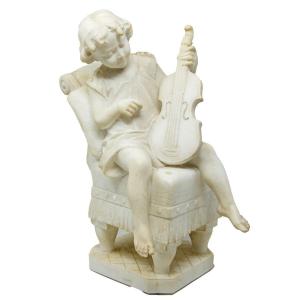 Eugenio Battiglia ( XIX secolo), Bambina che suona il violino   