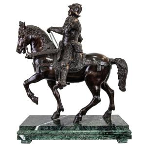 XIX secolo, Statua equestre di Bartolomeo Colleoni 