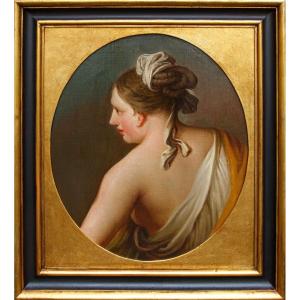 Andrea Casali (1705 – 1784), Studio per profilo di donna