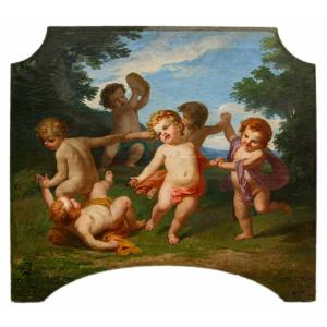 Angelo Monticelli (Milano, 1778-1837), attr. , Putti danzanti