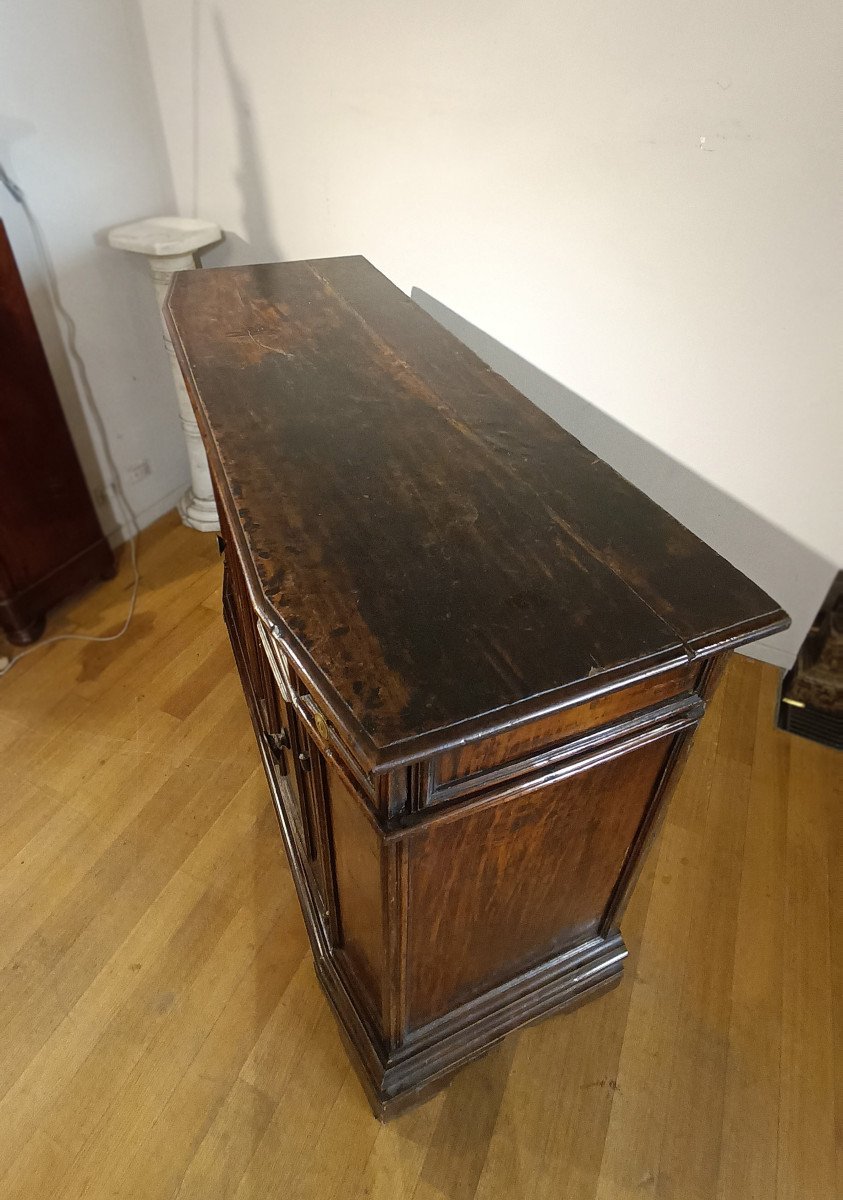 CREDENZA TOSCANA IN NOCE FINE XVI-INIZI XVII SECOLO-photo-2