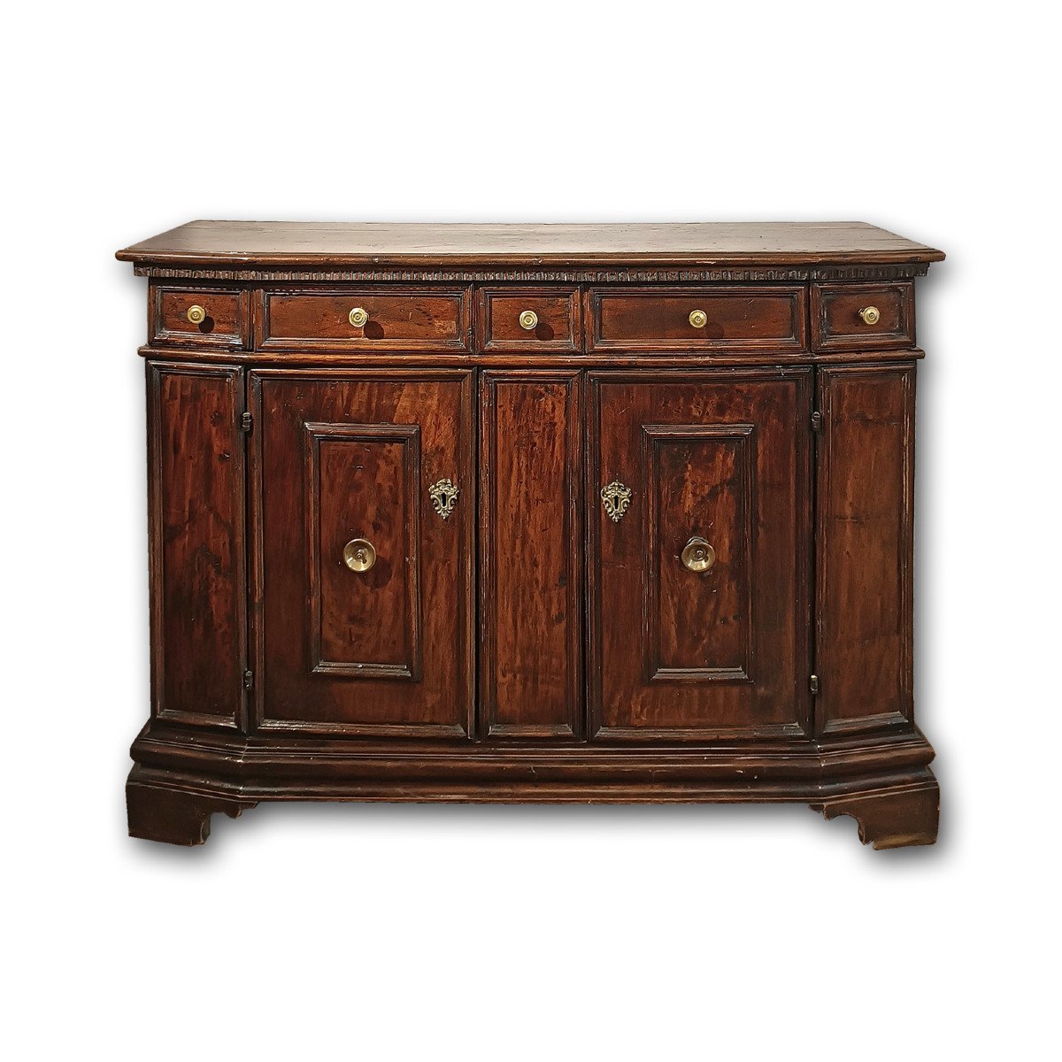 CREDENZA TOSCANA IN NOCE FINE XVI-INIZI XVII SECOLO