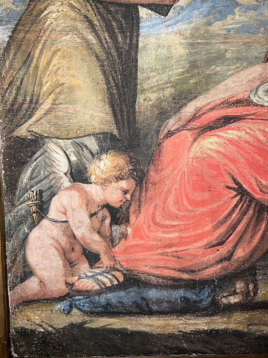 VENERE AL BAGNO, TEMPERA SU TELA, SECONDA META' DEL XVIII SECOLO-photo-4