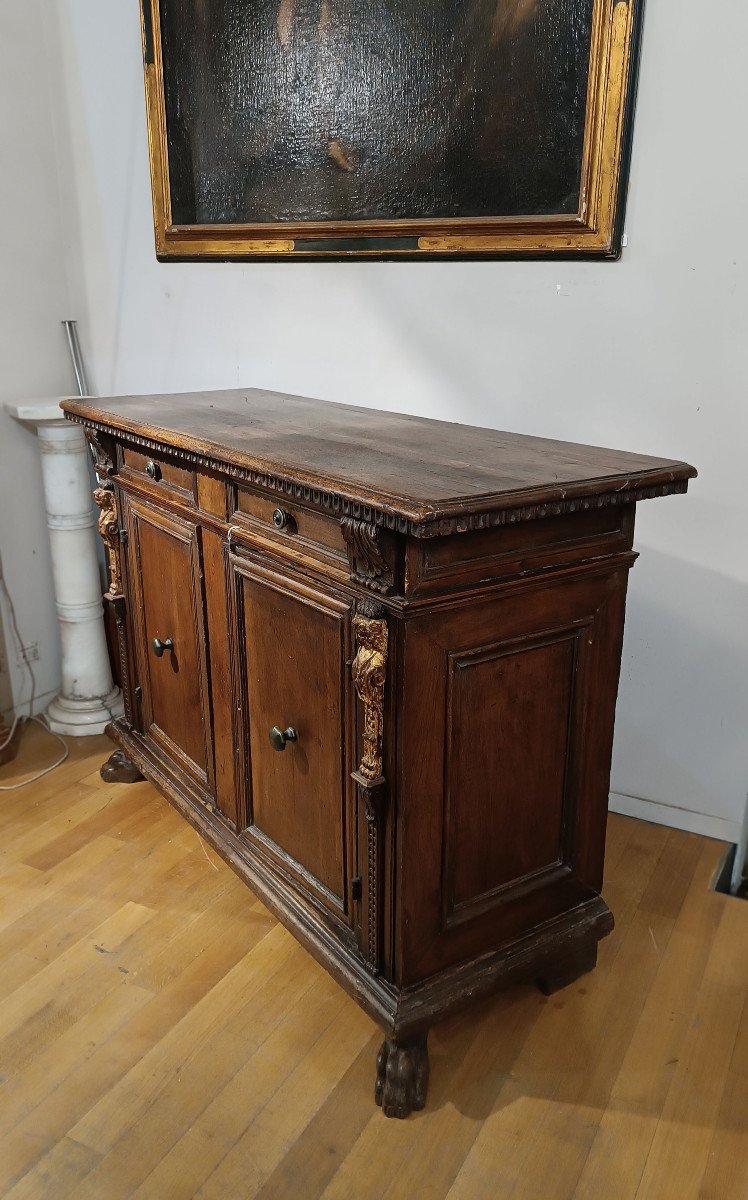 CREDENZA CON CARIATIDI FINE XVI-INIZI XVII SECOLO-photo-2