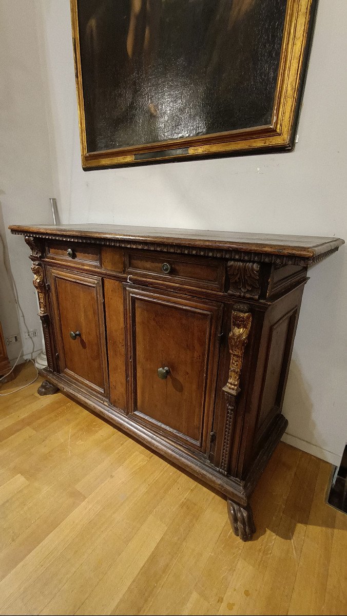 CREDENZA CON CARIATIDI FINE XVI-INIZI XVII SECOLO-photo-3