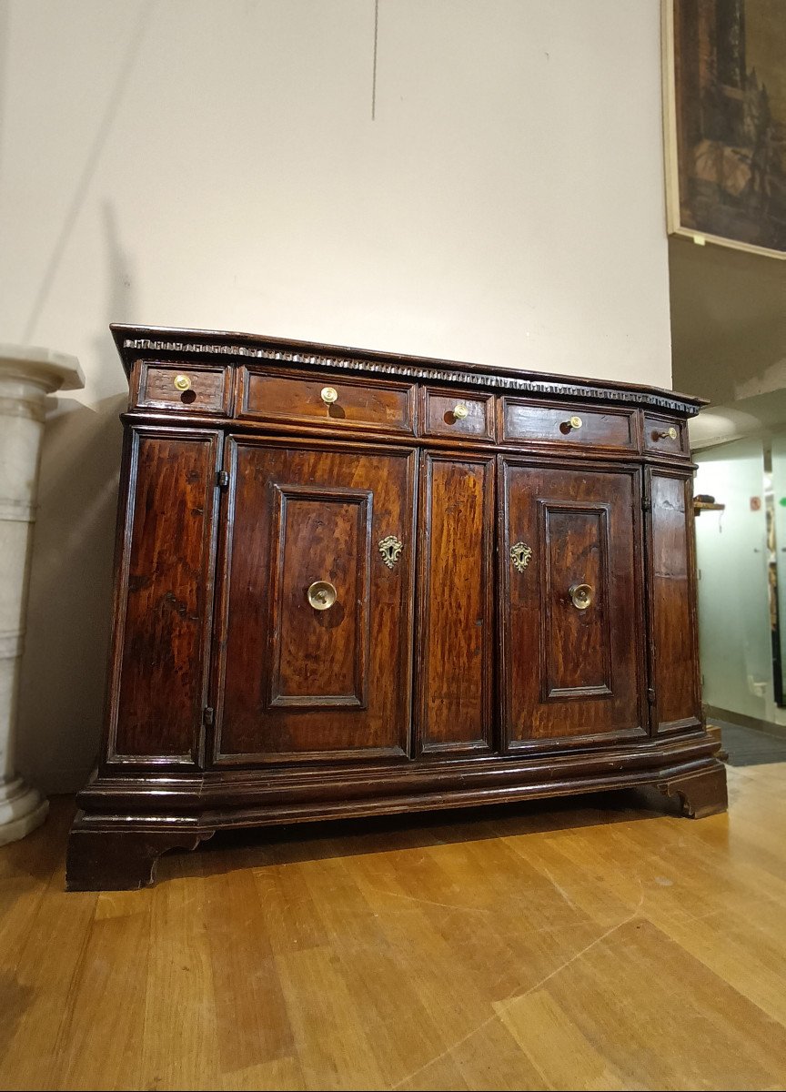 CREDENZA TOSCANA IN NOCE FINE XVI-INIZI XVII SECOLO-photo-7