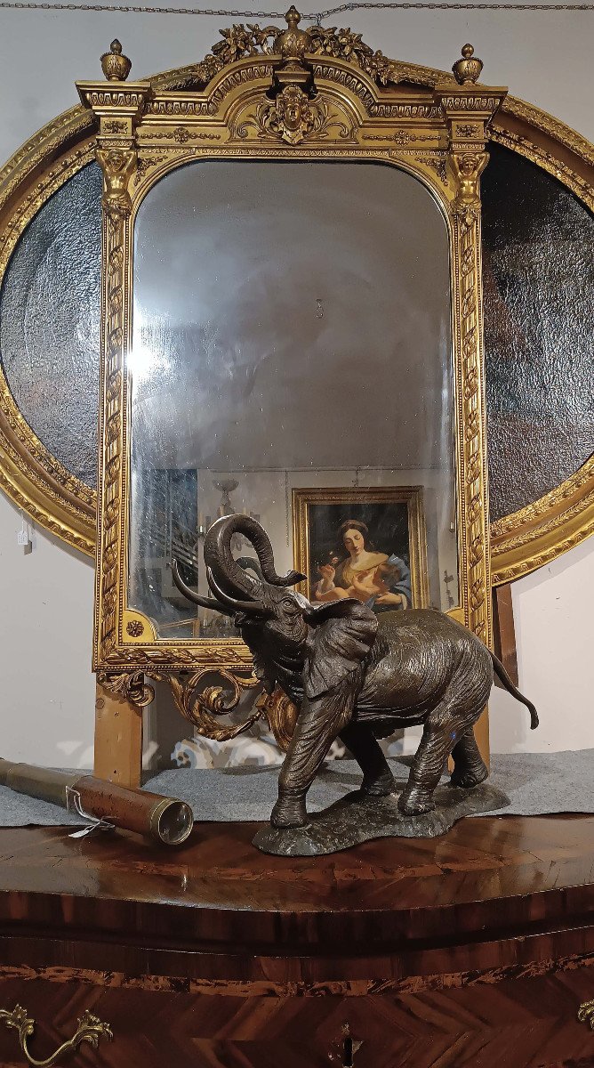 ELEFANTE IN BRONZO XX SECOLO-photo-5