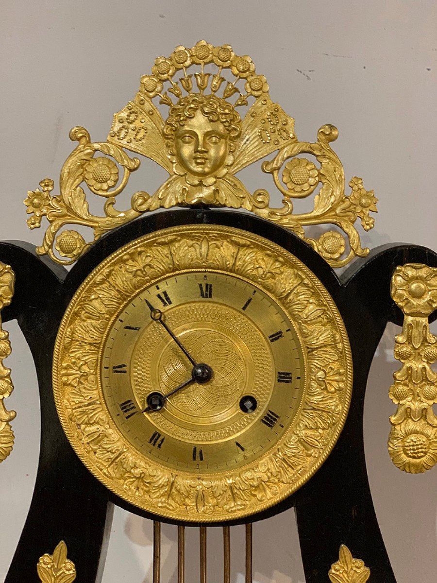 OROLOGIO NEOCLASSICO A LIRA FINE DEL XVIII SECOLO-photo-1