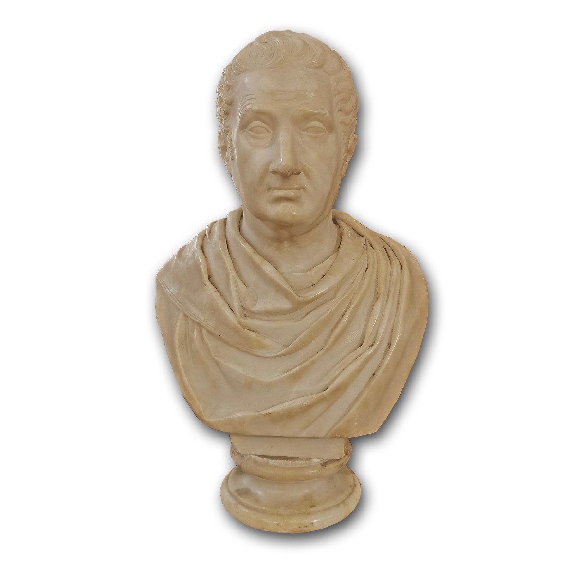 BUSTO IN MARMO SENATORE ROMANO FINE XVIII SECOLO