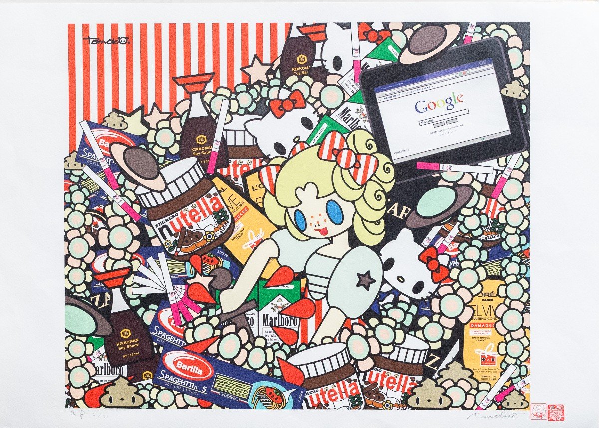 Tomoko Nagao, "PRINCESS CANDY", Ed. 5/10 esemplari, firmato, Epoca XX