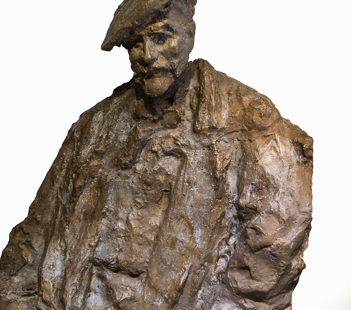 Copia da Medardo Rosso, Scultura in Bronzo, "Henry Rouart", XX Secolo-photo-3