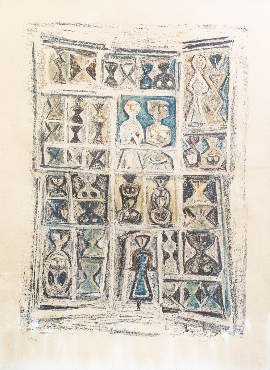 MASSIMO CAMPIGLI (1895-1971)"La cattedrale", Ed. 120, 1959