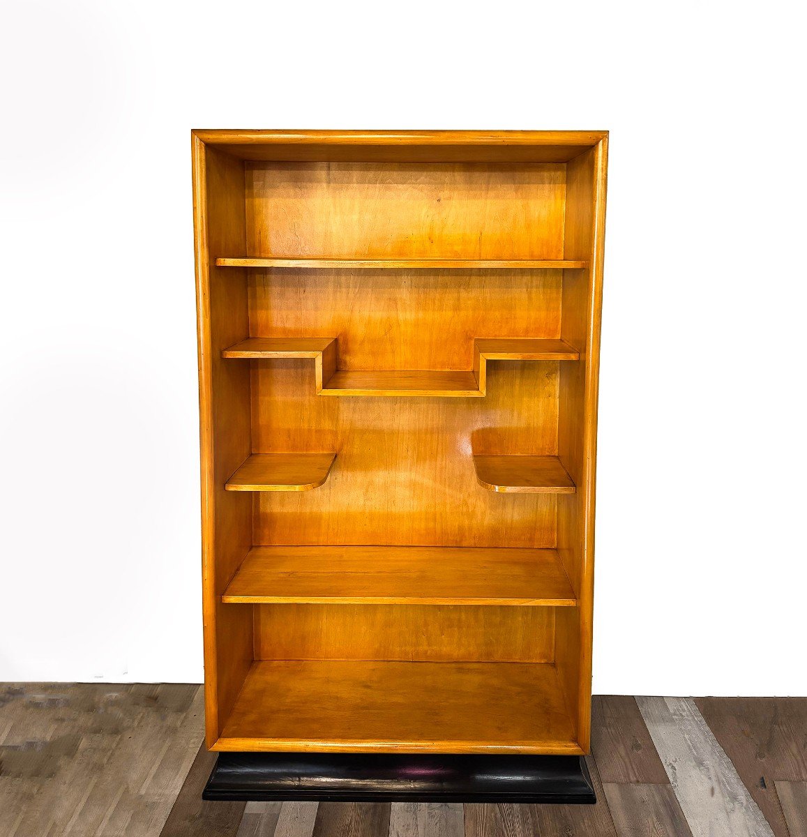 Libreria Bookcase a scaffali, in legno, Anni '60 