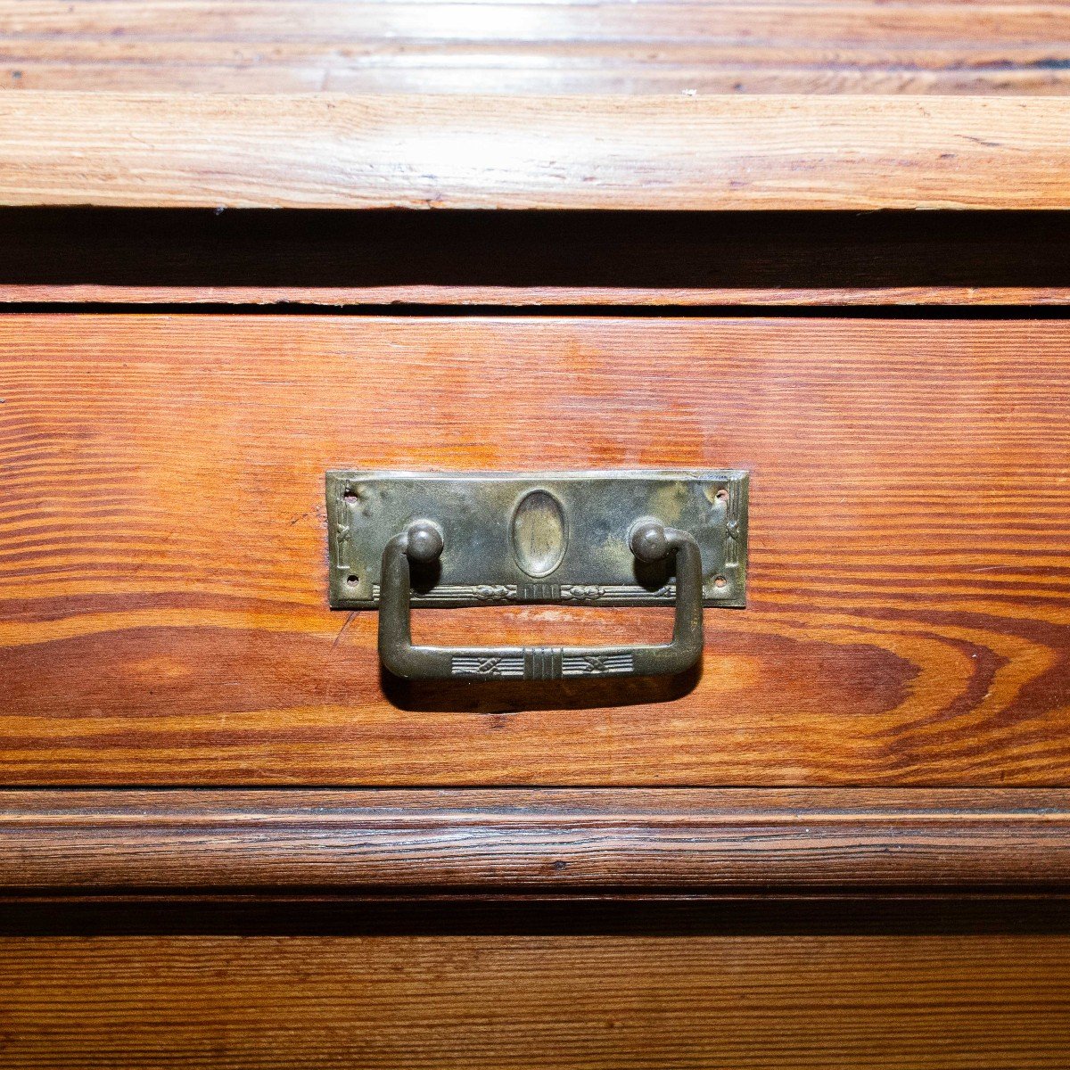 Credenza in larice, Stile Edoardiana, Epoca Primi '900-photo-4