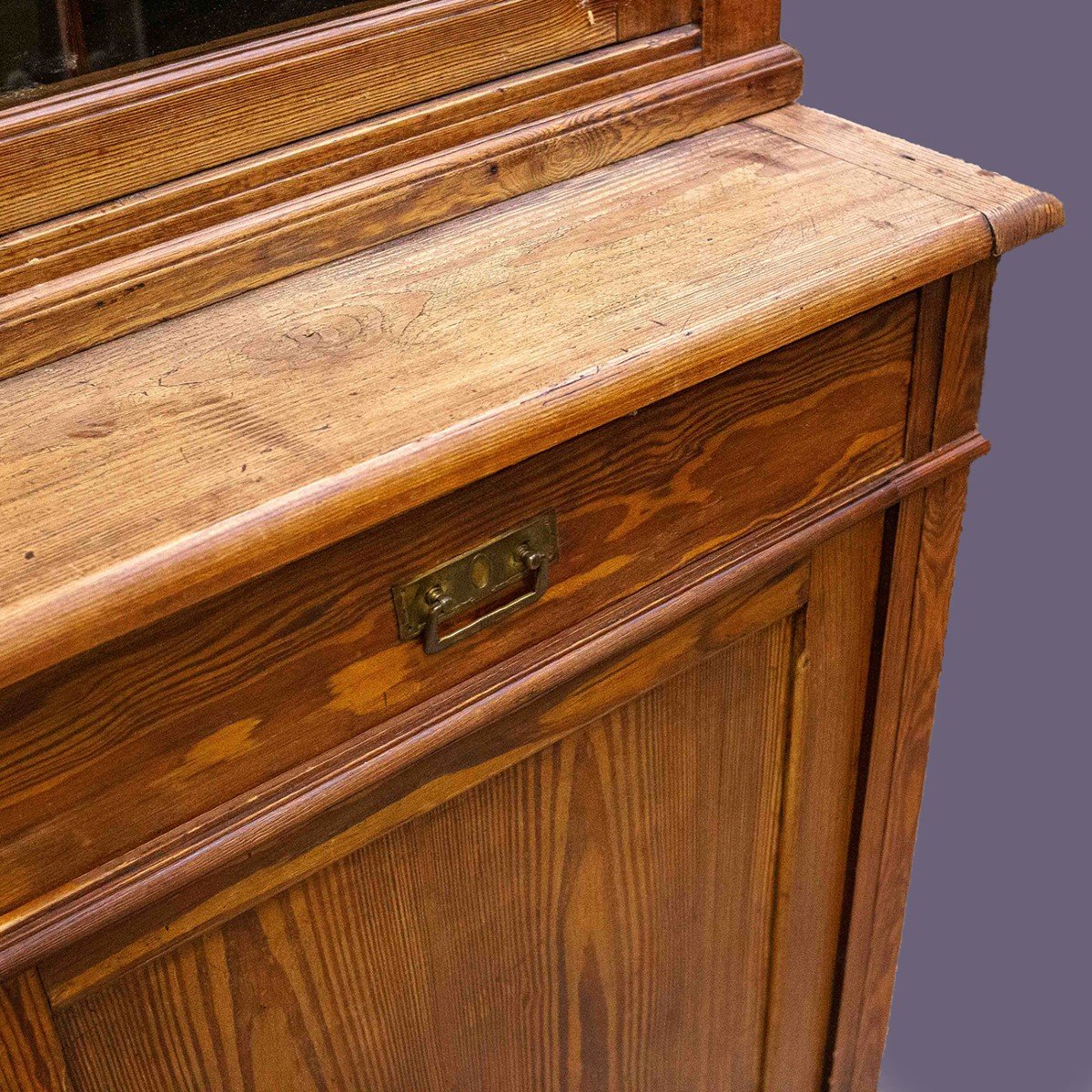 Credenza in larice, Stile Edoardiana, Epoca Primi '900-photo-5