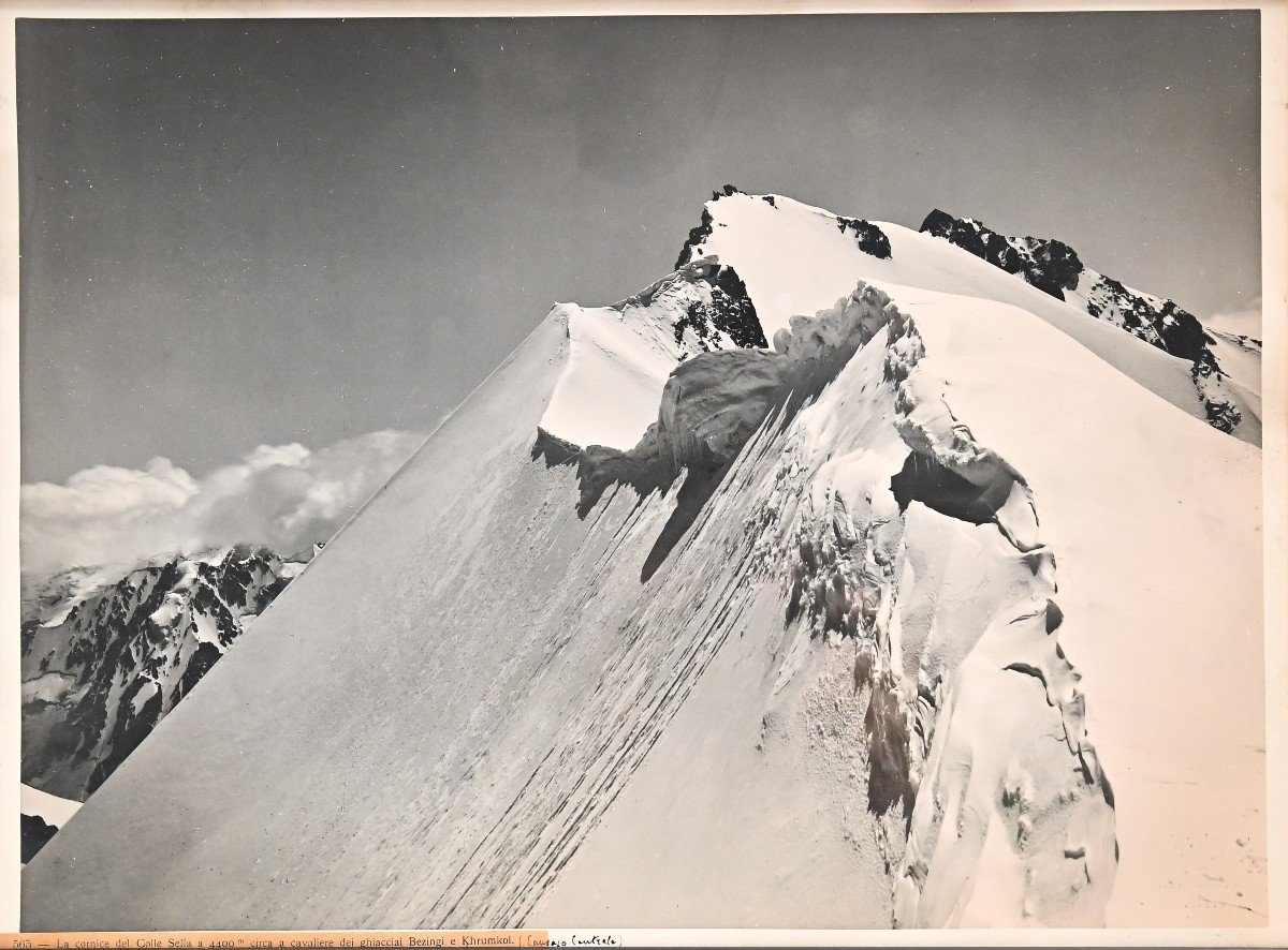 "Cadre du Col Sella" Photo Par Vittorio Sella