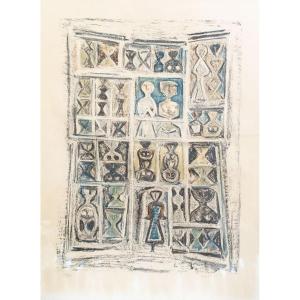 MASSIMO CAMPIGLI (1895-1971)"La cattedrale", Ed. 120, 1959